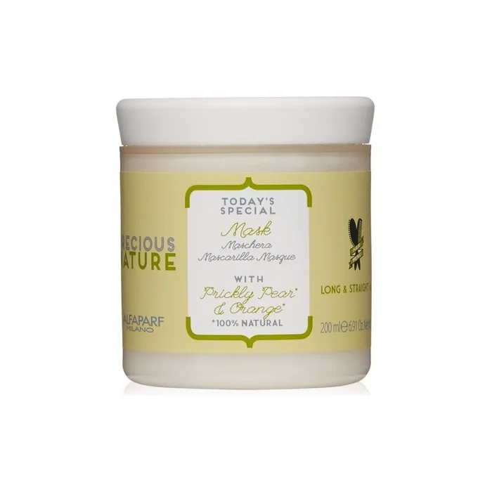Alfaparf Milano Precious Nature Long & Straight Hair Mask 200ml Pear and Orange