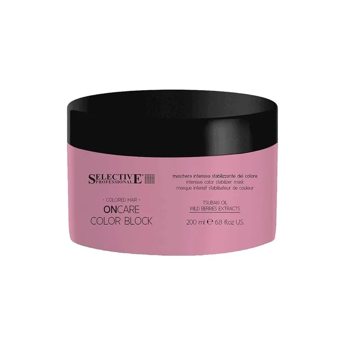 Selective Professional On Care Color Block Mask 200ml Color Stabilizing Intensive Mask