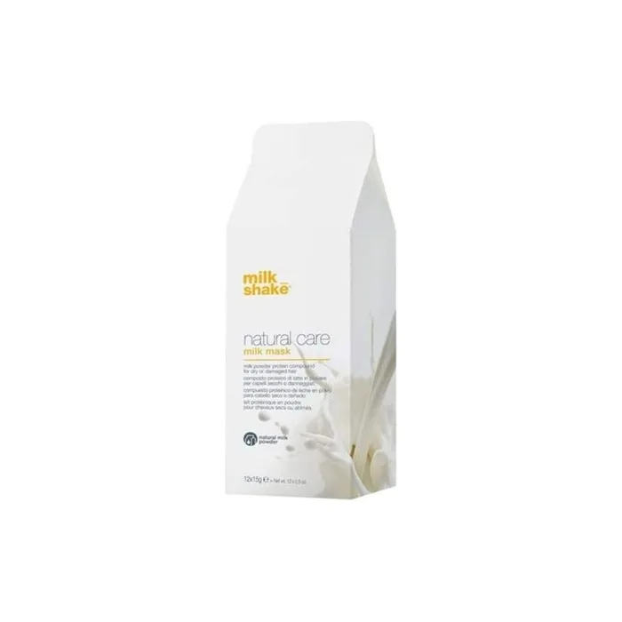 Milk Shake Natural Care Powdered Milk Hair Treatment Mask for Dry and Damaged Hair 12g