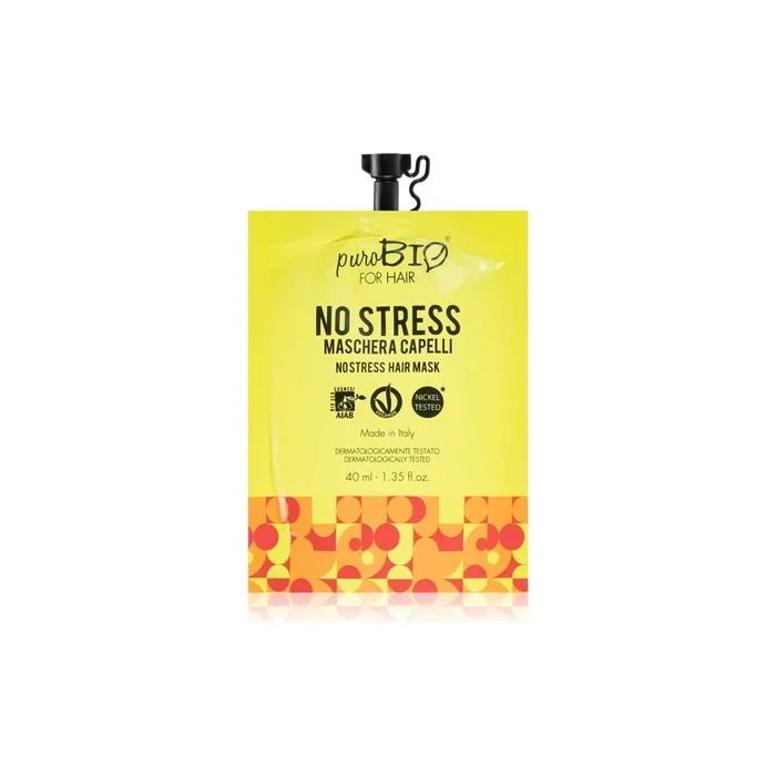Purobio Cosmetics No Stress Revitalizing Hair Mask 40 Ml