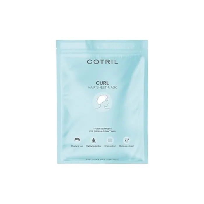 Cotril Curl Hair Sheet Mask 35ml for Curly and Wavy Hair