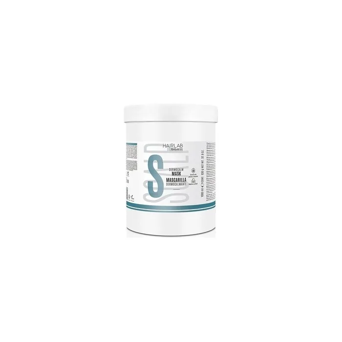 SALERM Dermocalm Hair Lab Dermocalm Hair Mask 1000ml with Witch Hazel, Rosemary, Mint, and Thyme Gentle Cleansing Soothing and Balancing Sensitive Scalp Paraben-Free