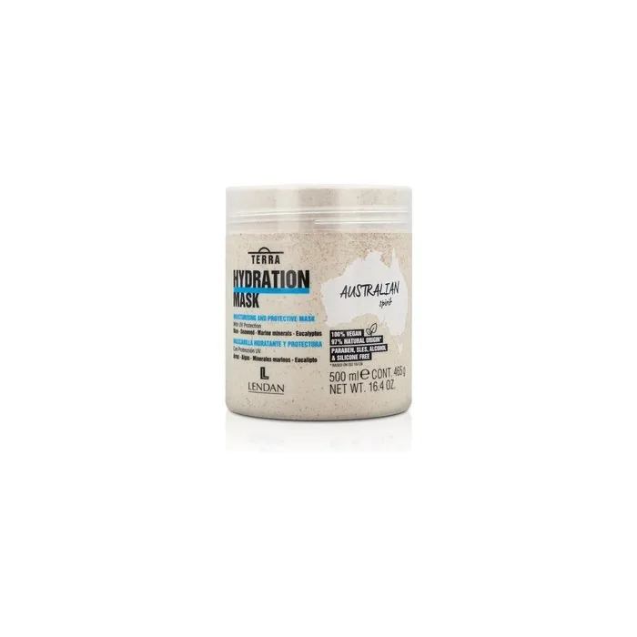 LENDAN Moisturizing Hair Mask Terra Hydration Mask 500ml for Dry and Damaged Hair Moisturizes Repairs Prevents Hair Loss Prevents Frizz