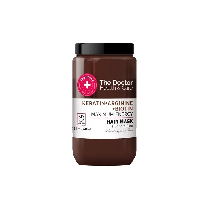 Health & Care Strengthening Hair Mask With Keratin, Arginine, And Biotin - 946ml