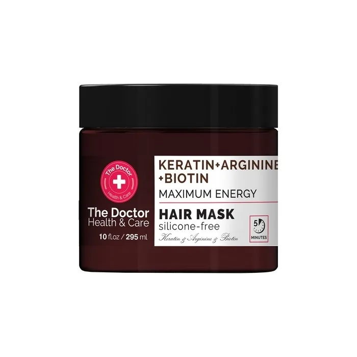 The Doctor Health & Care Strengthening Hair Mask With Keratin, Arginine, And Biotin - 295ml