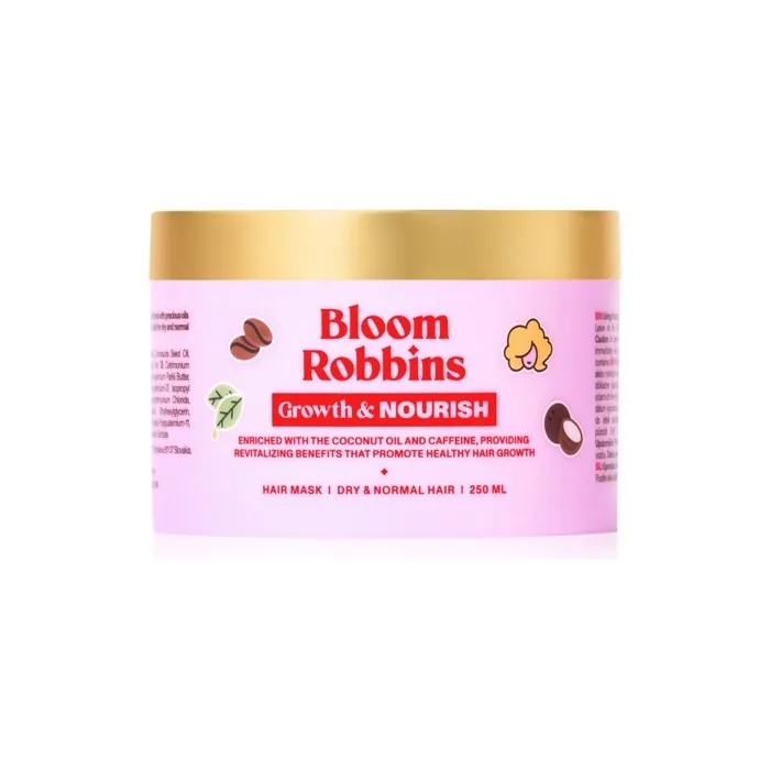 Bloom Robbins Growth & Nourish Hair Mask 250 Ml For All Hair Types