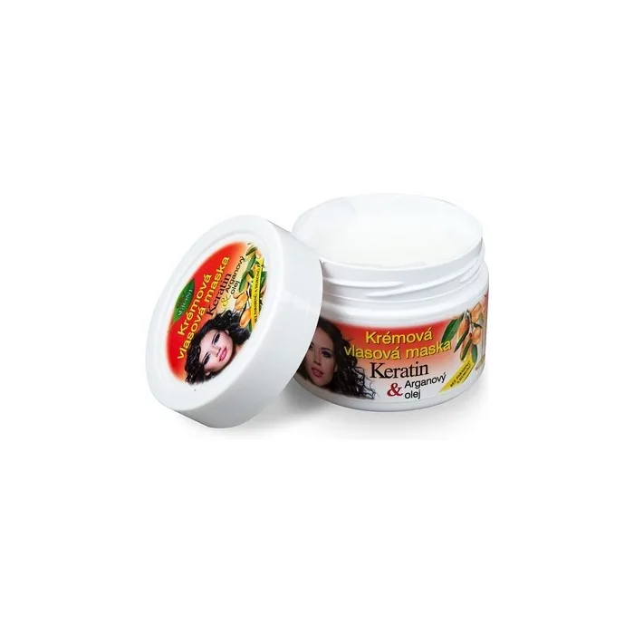 Bione 100% Organic & Vegan Hair Mask with Keratin & Argan Oil 260ml