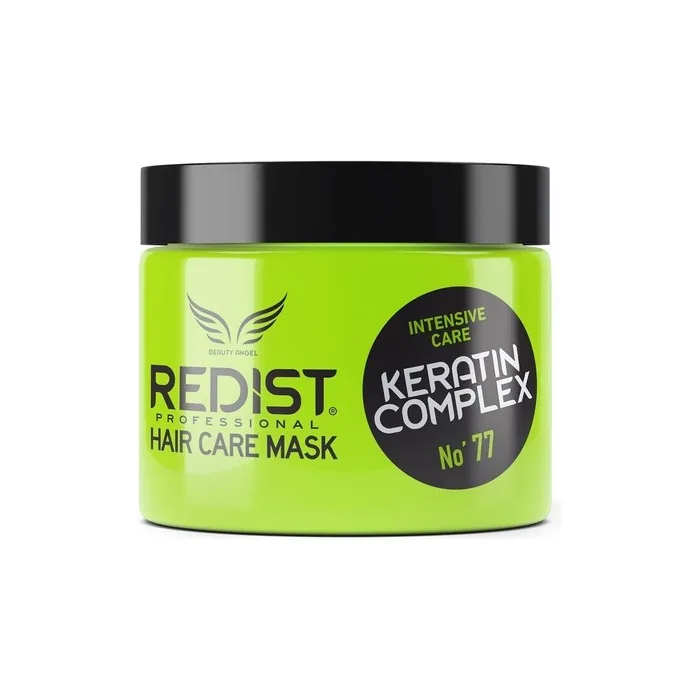 Redist Keratin Hair Mask 500ml Intensive Care for Strengthening and Moisturizing Broken, Dry and Damaged Hair Women's Hair Care