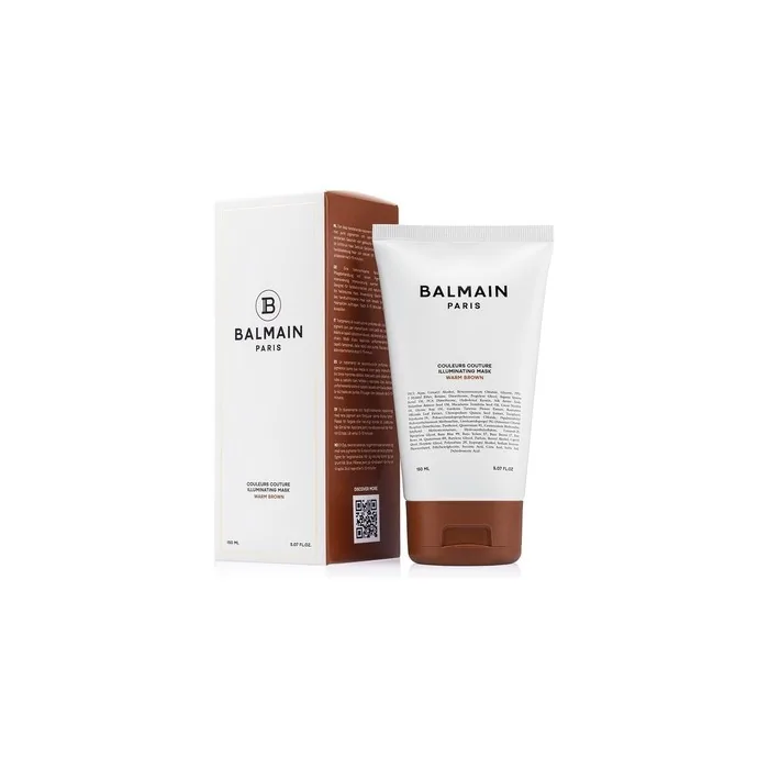 Balmain Hair Couleurs Couture Illuminating Mask - Warm Brown - 150 Ml
