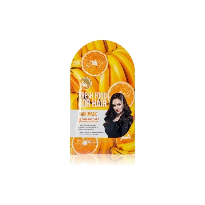 Fresh Food Farm Skin Orange Cap and Banana Hair Mask