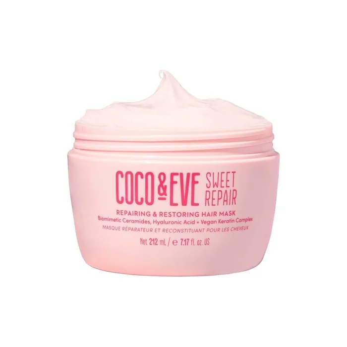 Coco & Eve Sweet Repair Repairing and Restoring Hair Mask with Biomimetic Ceramides, Hyaluronic Acid, and Vegan Keratin 212ml