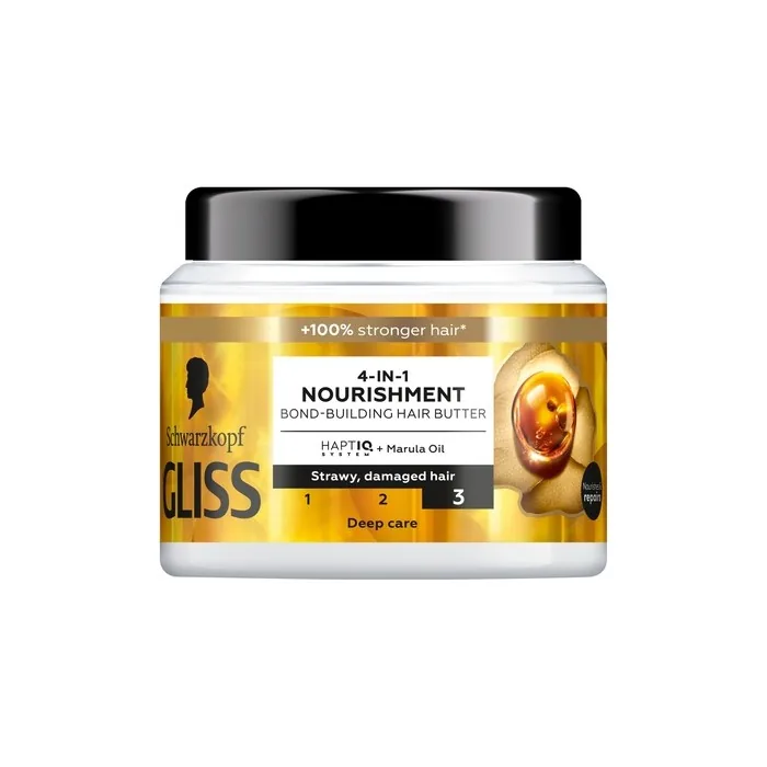 Gliss Aqua Revive Strengthening Hair Mask 4 In 1 Nourishment 400ml