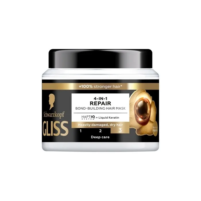 Gliss Treatment Aqua Revive Strengthening Hair Mask 4 In 1 Repair 400ml