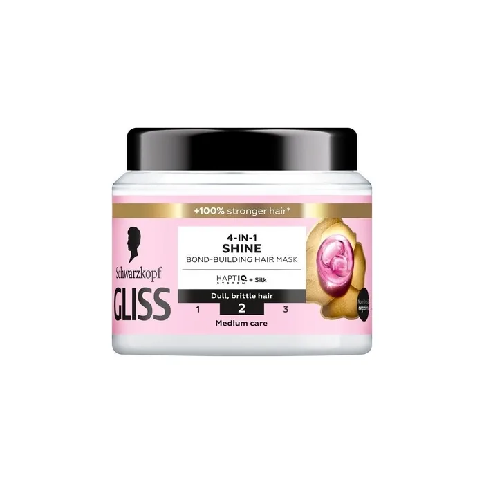 Schwarzkopf Gliss Hair Mask 4 in 1 Shine for Dull Brittle Hair