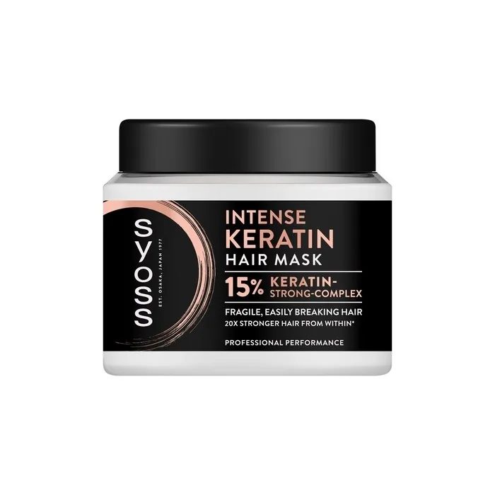 Syoss Intense Keratin Hair Mask For Damaged Hair 400ml