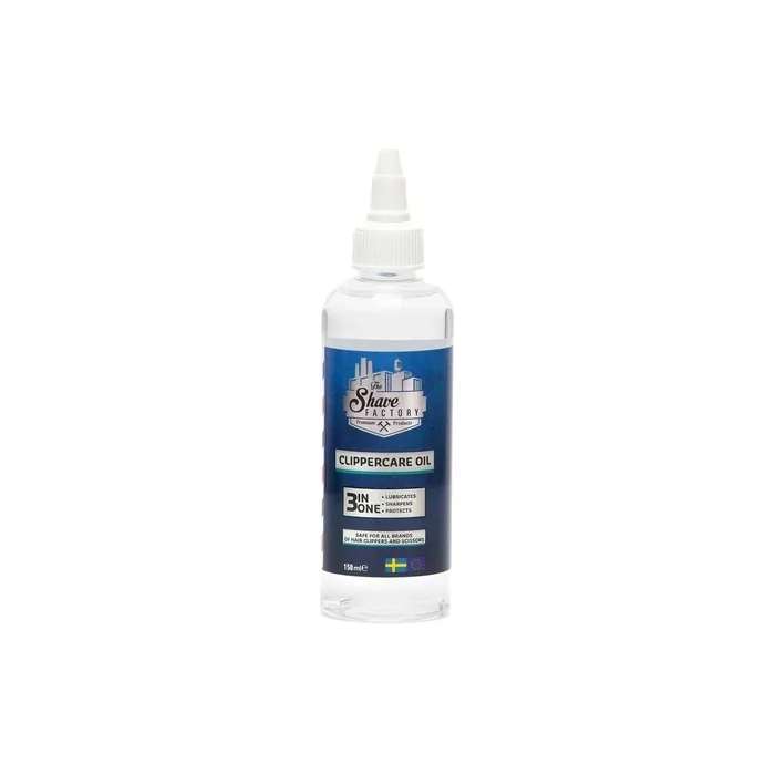 The Shave Factory Clipper Oil 3-in-1 150ml - Machine Oil for Hair Care