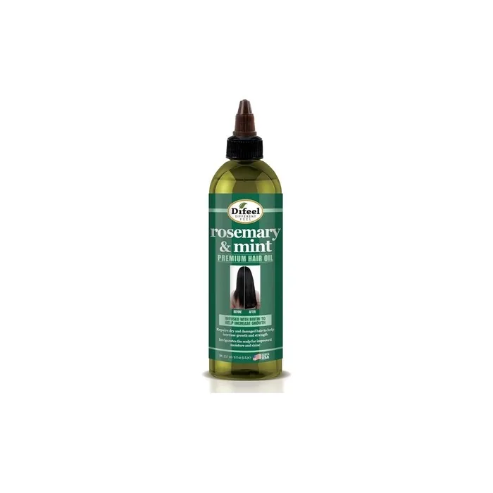 Difeel Rosemary and Mint Premium Hair Oil with Biotin 8 Oz