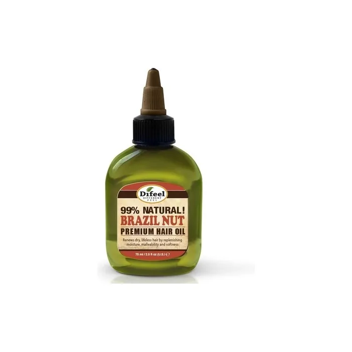 Difeel Premium Natural Deep Conditioning Hair Oil With Brazil Nut Oil For Dry Hair