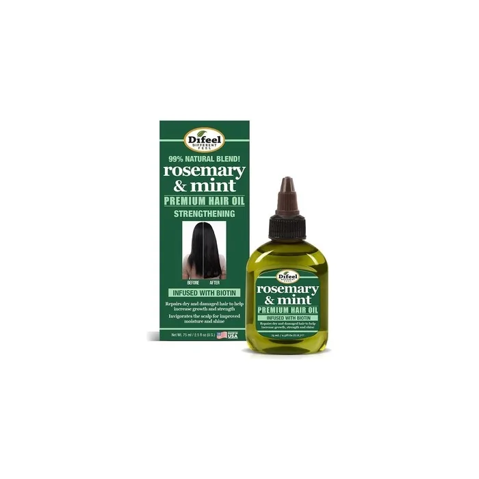 Difeel Rosemary And Mint Premium Hair Oil With Biotin 25 Oz