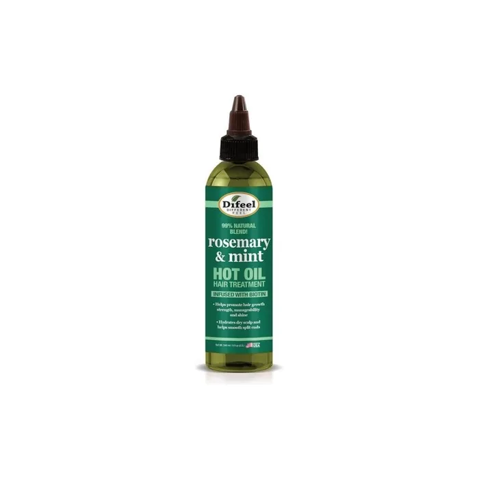 Difeel Rosemary and Mint Hot Oil Hair Treatment with Biotin 8 oz.