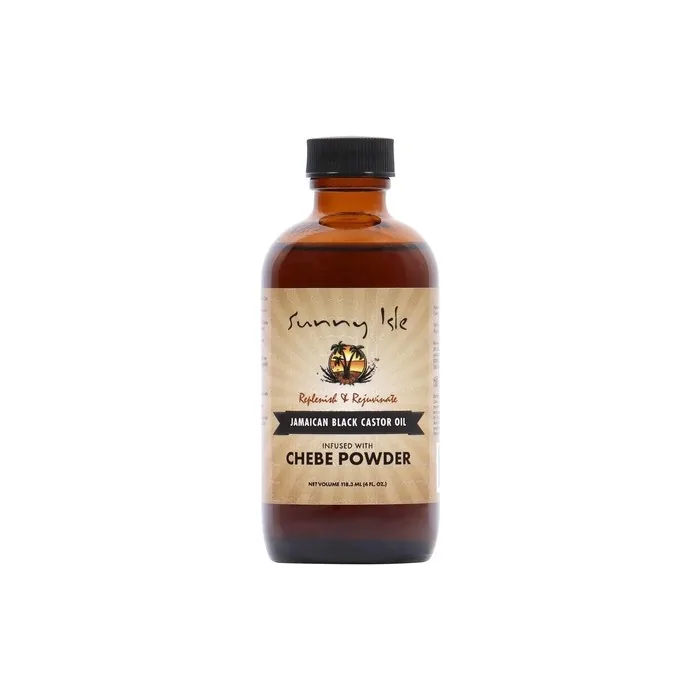 Sunny Isle Jamaican Black Castor Oil infused with Chebe Powder 118ml