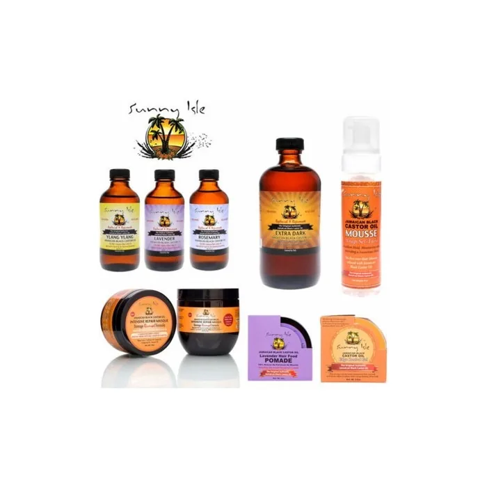 Sunny Isle Jamaican Black Castor Oil Hair Care Products
