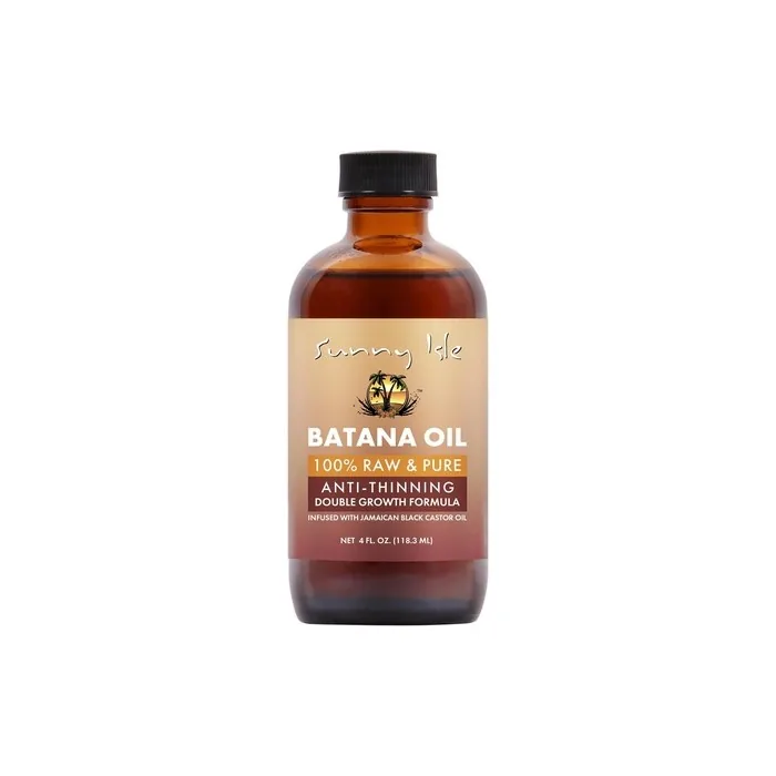 Sunny Isle Batana Oil Infused with Jamaican Black Castor Oil 4oz - Anti-Thinning