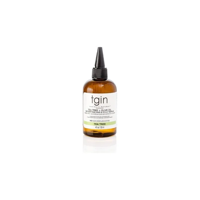 Tgin Tea Tree Olive Oil Detoxifying Dry Itchy Hair And Scalp Serum Natural