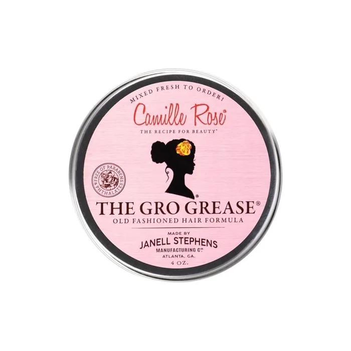 Camille Rose The Gro Grease for Hair Growth Stimulation Length Retention and Relief from Dry Itchy Flaky Scalp