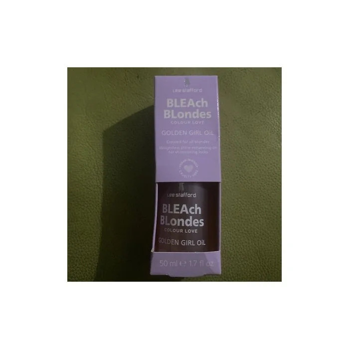 Lee Stafford Bleach Blondes Golden Girl Hair Oil 50ml - Brand New & Boxed
