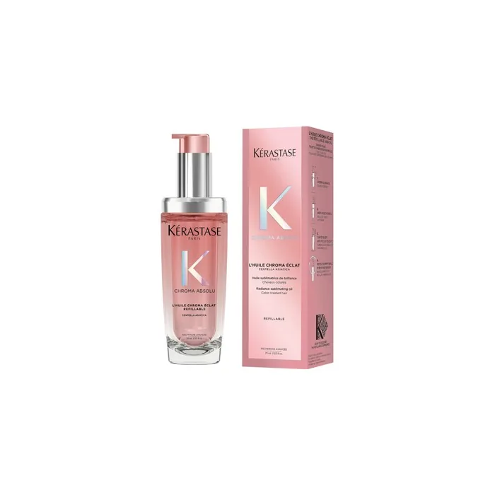 Kérastase Chroma Absolu Oil Refillable 75ml Radiance Sublimating Oil For Colored Hair