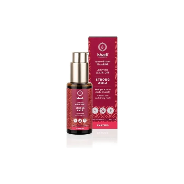 Khadi Strong Amla Hair Oil Promotes Hair Growth Prevents Hair Loss & Gray