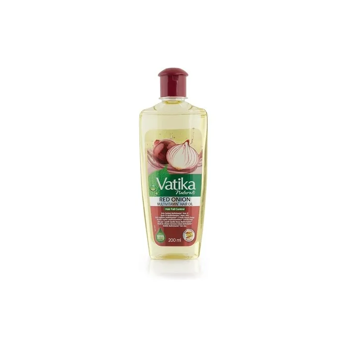Vatika Naturals Red Onion Hair Oil 200ml Enriched with Rosemary and Olive Oil 100% Natural Extract Anti Hair Fall Oil