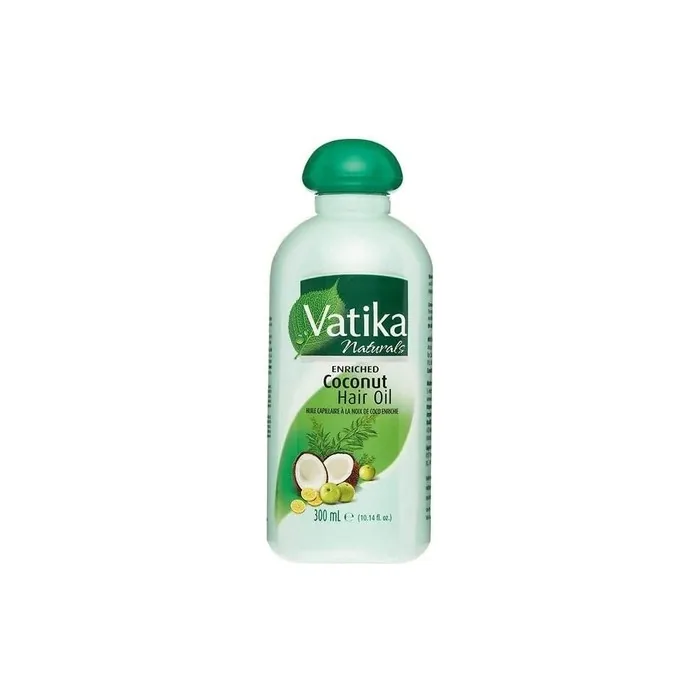 Vatika Naturals Coconut Enriched Hair Oil 300ml for Voluminous and Thick Hair