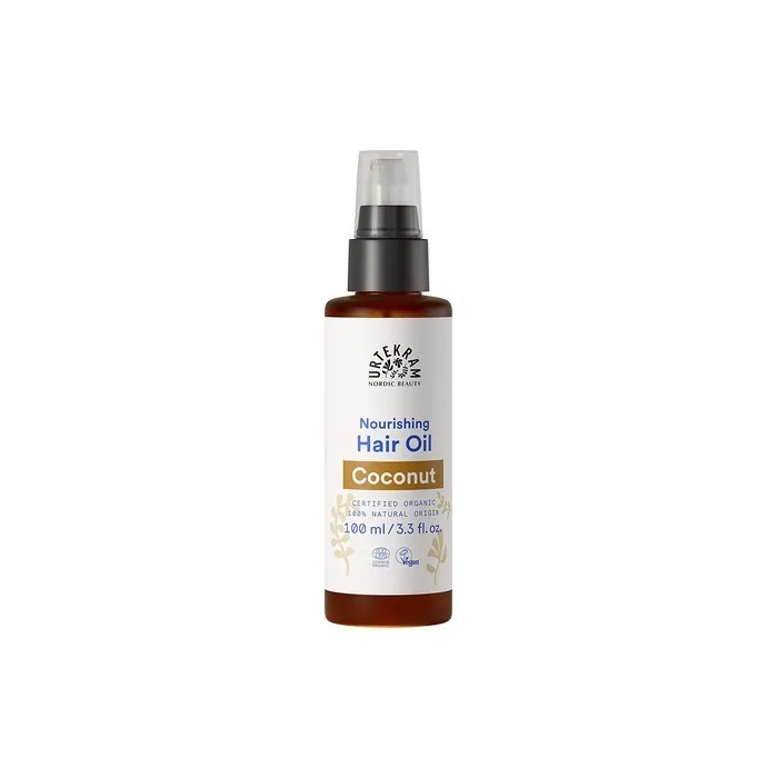 Urtekram Organic Coconut Hair Oil for Shine and Moisture 100ml