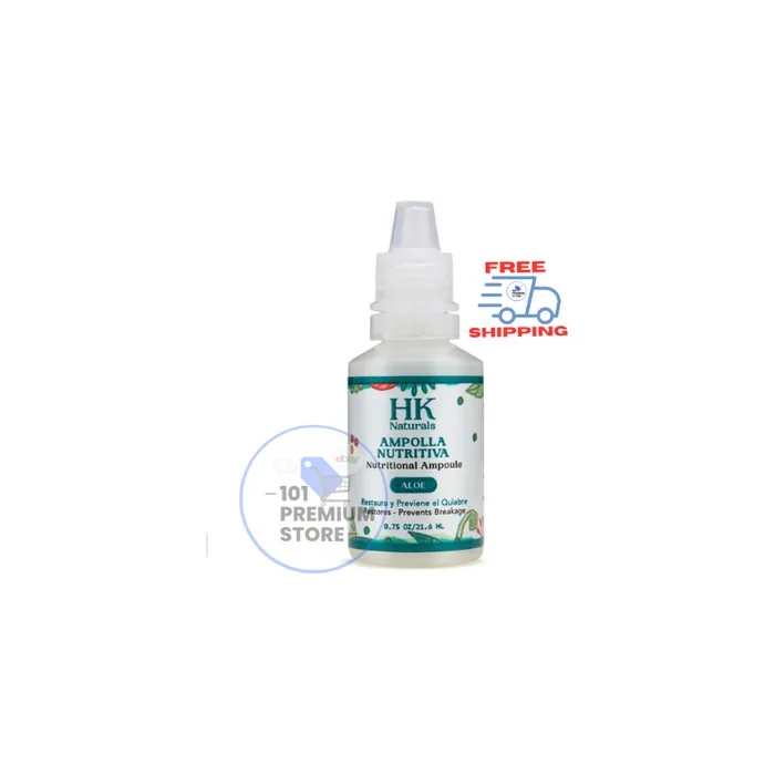 Ampoule HK Naturals Nutritive With Aloe Restores and Prevents Breakage 0.75 Oz