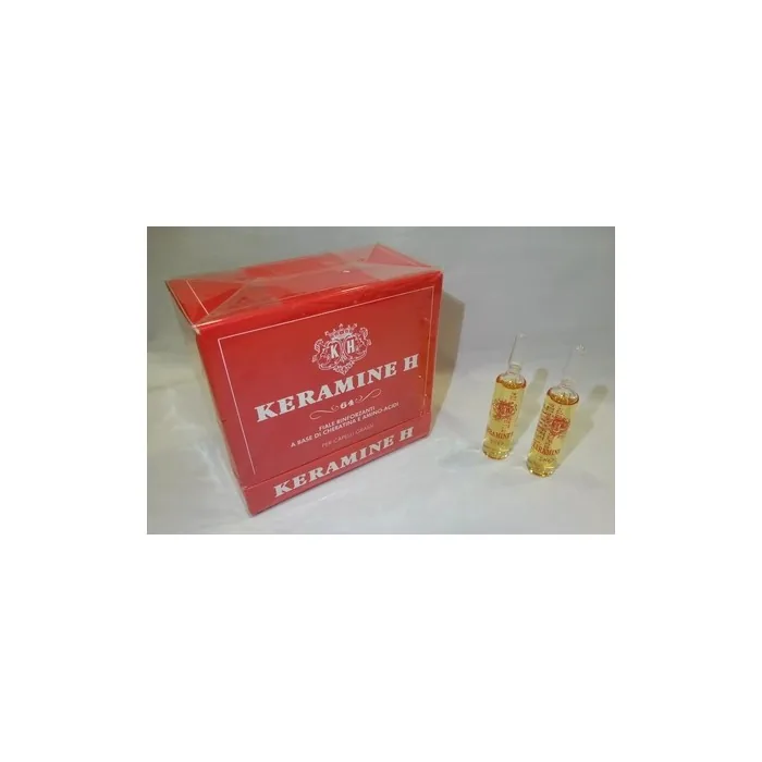 Keramine H Oily Hair Strengthening Vials - 10 X 10ml, Old Formula Rare
