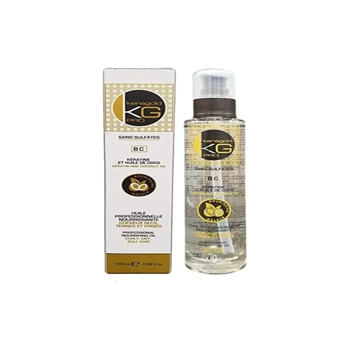 KeraGold PRO Professional Nourishing Hair Oil with Keratin and Coconut Oil 100ml