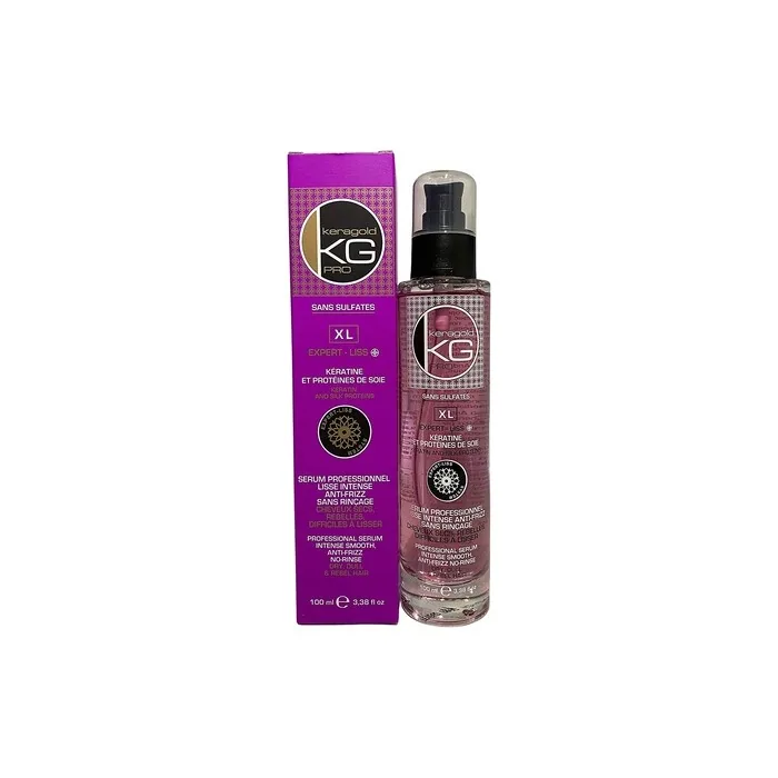 KERAGOLD PRO Expert Liss Serum for Dry, Rebellious Hair with Keratin/Silk Proteins 100ml