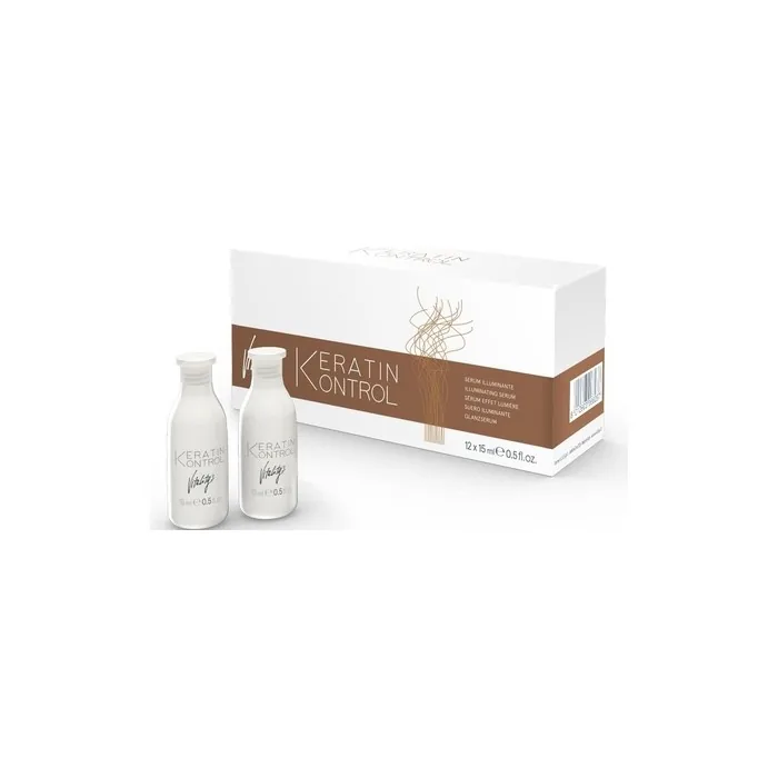 Vitality's Keratin Control Illuminating Serum 15ml Pack Of 12