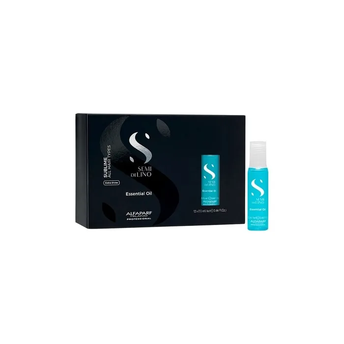 Alfaparf Milano Semi Di Lino Sublime Essential Oil Essential Oil For All Hair Types 12 X 13 Ml