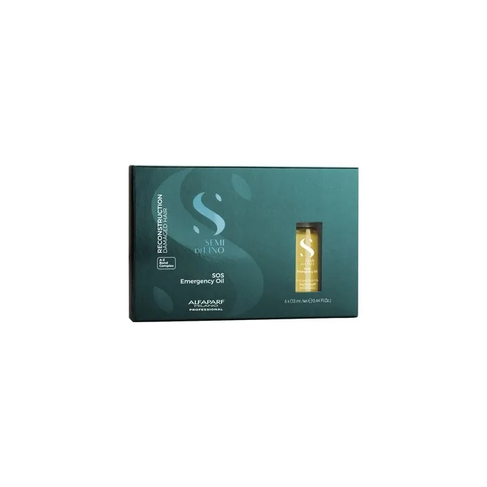 Alfaparf Milano Semi Di Lino Reconstruction Sos Emergency Oil 6 X 13ml