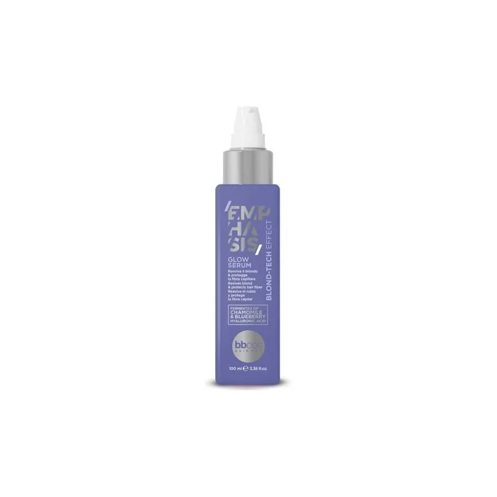 Bbcos Emphasis Blondtech Purple Blue Glow Serum 100ml Hair Treatment