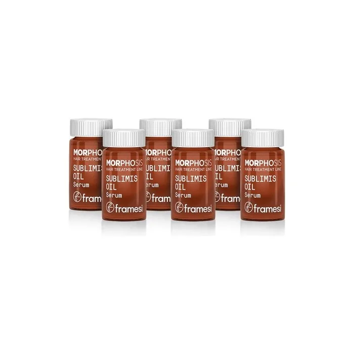 Framesi New Morphosis Hair Treatment Line Sublimis Oil Serum 6 x 15ml