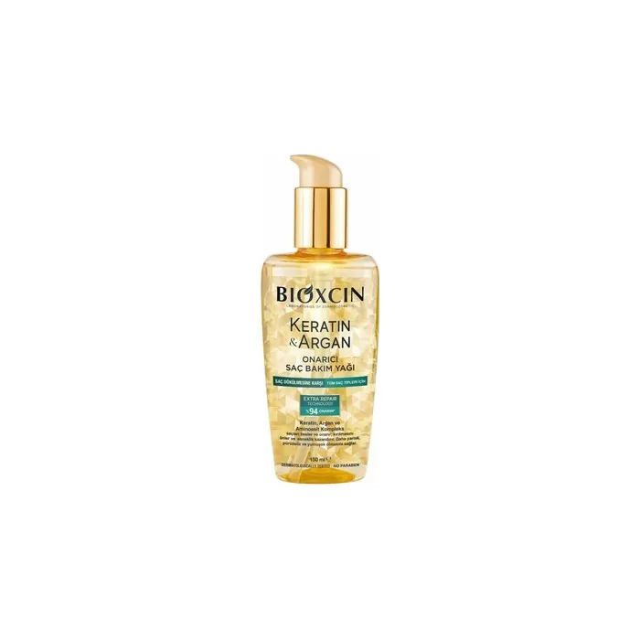 Bioxcin Keratin & Argan Repairing Hair Care Oil 150ml - Deep Repair
