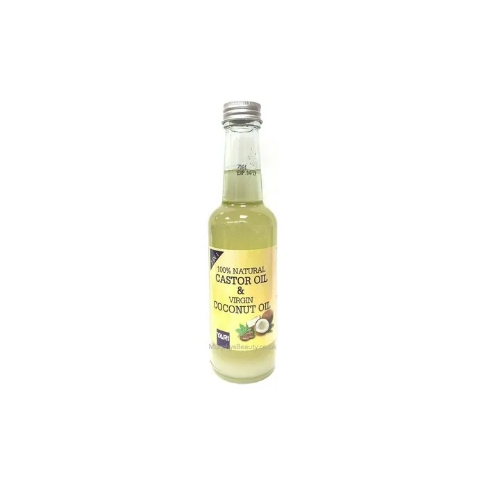 Yari 100% Natural Castor Oil & Virgin Coconut Oil 2 in 1 250ml