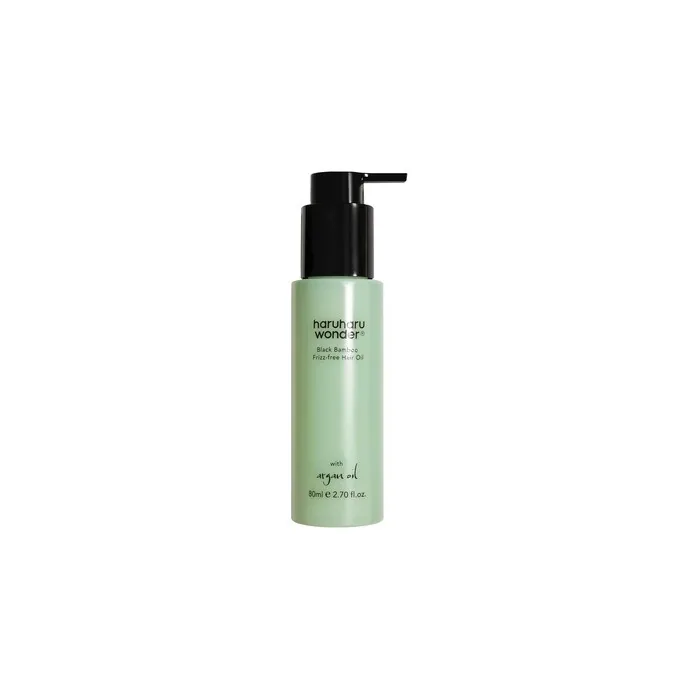 Haruharu Wonder Black Bamboo Frizz-Free Hair Oil Lightweight Texture with Argan