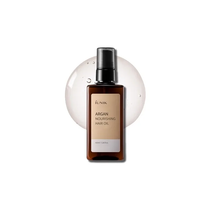 Iunik Argan 3.9% Hair Oil Serum Nourishing for Dry and Damaged Hair - Anti Frizz