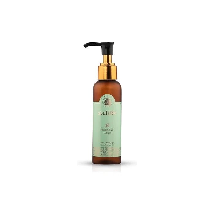 Soultree Nourishing Hair Oil with Methika, Bhringraj & Virgin Coconut