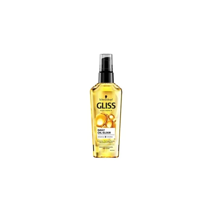 Gliss Daily Oil-Elixir Nourishing Elixir For Damaged And Dry Hair 75ml